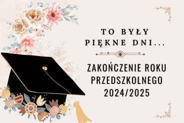 Baner zakończenia roku szkolnego