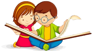 Chłopiec z dziewczynką czytają książkę