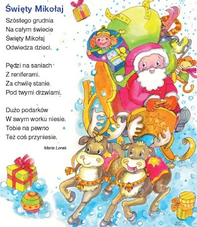 Wiersz o Świętym Mikołaju