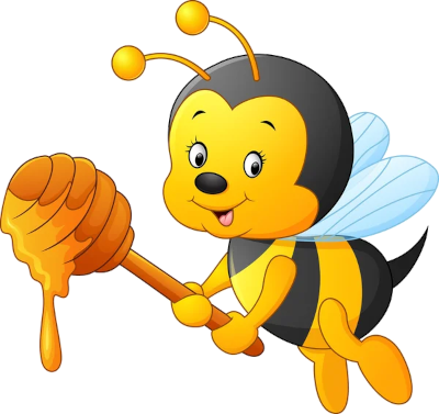 Pszczoła z miodem