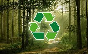 Las z symbolem recykliungu