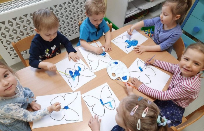 Jesteśmy z Wami Niebieskimi Motylami