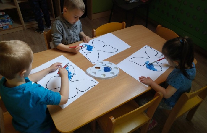 Jesteśmy z Wami Niebieskimi Motylami