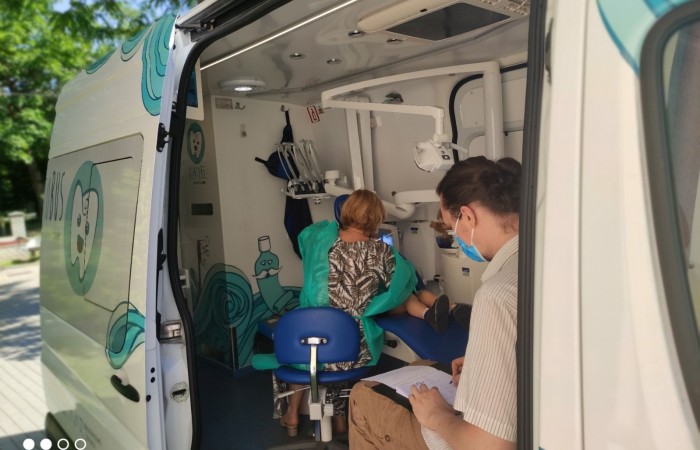 Wizyta Dentobusu w Przedszkolu w Trzcianie